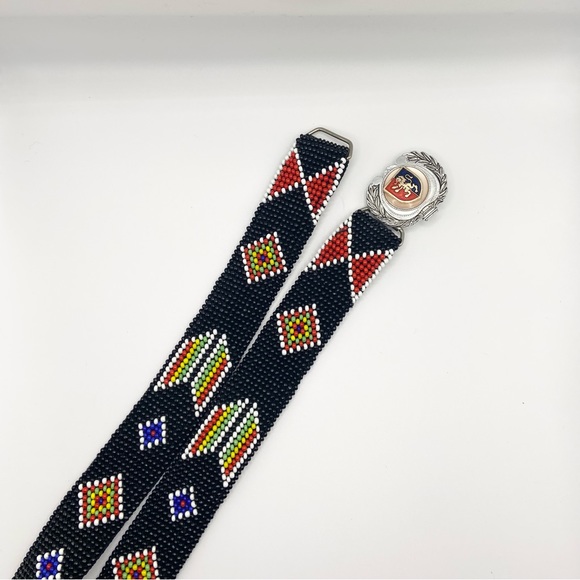 Seed Bead Thunderbird Belt - Picture 2 of 8